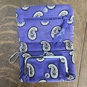 Vera Bradley Purple Paisley Wallet